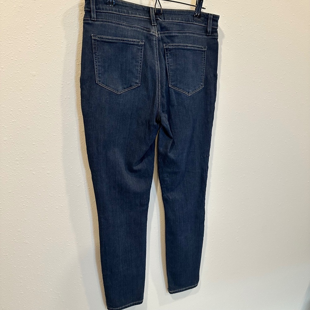PAIGE Hoxton Ankle Jeans Womens 32 Dark Blue High Rise Skinny‎ Stretch Denim - Picture 5 of 16